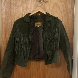 Western Fringe Crop Jacket